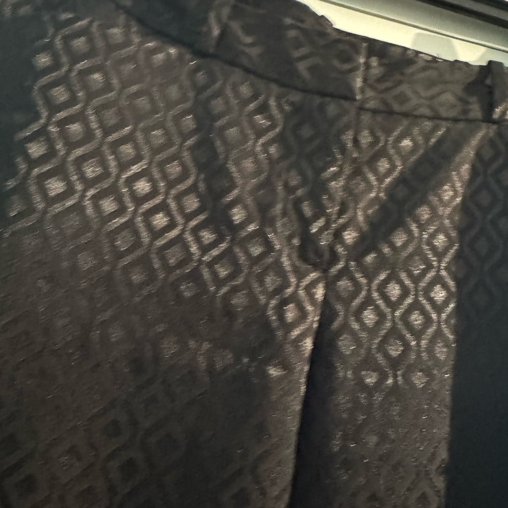 Worthington Black Patterned Skirt